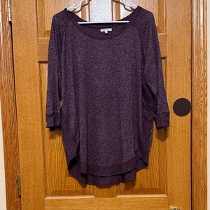 Maurices Deep Purple Knit Sweater